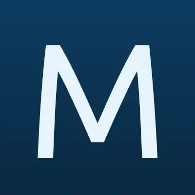 М.Видео, сеть магазинов техники, лого-визитка